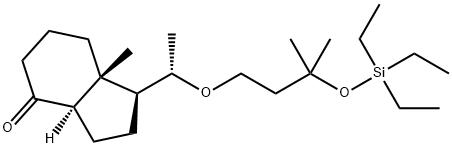 (1S,3aR,7aR)-7a-methyl-1-((S)-1-(3-methyl-3-((triethylsilyl)oxy)butoxy)ethyl)hexahydro-1H-inden-4(2H)-on