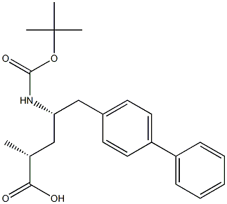 (2R,4S)-5-((1,1'-biphenyl)-4-yl)-4-((tert-butoxycarbonyl)amino)-2-methylpentansyre