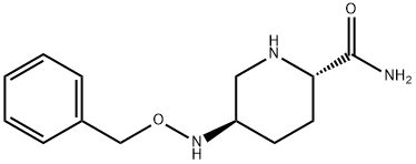 (2S,5R)-5-[(benzyloxy)amino]piperidin-2-carboxamid