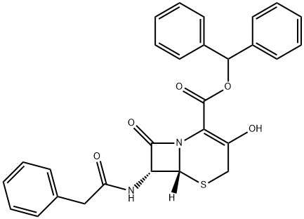 (6R,7R)-3-Hydroxy-8-oxo-7-[(phenylacetyl)amino]-5-thia-1-azabicyclo[4.2.0]oct-2-en-2-carboxylsyrediphenylmethylester