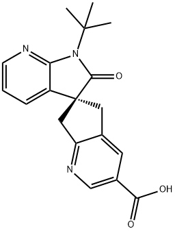 (S)-1'-(tert-butyl)-2'-oxo-1',2',5,7-tetrahydrospiro[cyclopenta[b]pyridin-6,3'-pyrrolo[2,3-b]pyridin ]-3-carboxylsyre