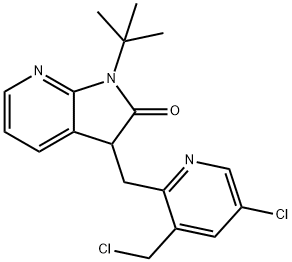 1-(tert-butyl)-3-((5-chlor-3-(chlormethyl)pyridin-2-yl)methyl)-1,3-dihydro-2H-pyrrolo[2,3-b]pyridin-2- en