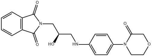 1H-ISOINDOL-1,3(2H)-DION, 2-[(2R)-2-HYDROXY-3-[[4-(3-OXO-4-MORPHOLINYL)PHENYL]AMINO]PROPYL]-