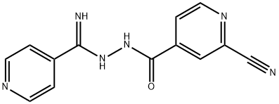 2-Cyano-N'-(imino(pyridin-4-yl)methyl)isonicotinohydrazid