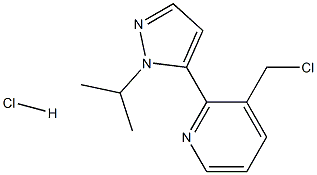 3-(chlormethyl)-2-(1-isopropyl-1H-pyrazol-5-yl)pyridinhydrochlorid