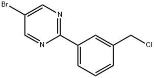 5-broMo-2-(3-(chlormethyl)phenyl)pyrimidin