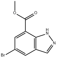 5-BROM-7-INDAZOLECARBOXYLSYRE METHYLESTER