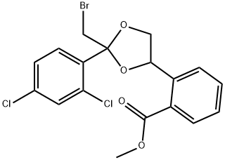 cis-2-(brommethyl)-2-(2,4-dichlorphenyl)-1,3-dioxolan-4-ylmethylbenzoat