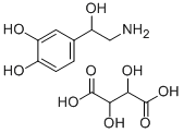 L-4-(2-amino-1-hydroxyethyl)-1,2-benzendiolbitartrat