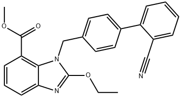 Methyl-1-[(2'-cyanobiphenyl-4-yl)methyl]-2-ethoxy-1H-benzimidazol-7-carboxylat