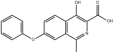 methyl-1-chlor-4-hydroxy-7-phenoxyisoquinolin-3-carboxylat