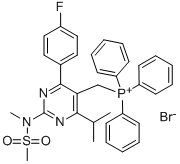 Phosphonium, [[4-(4-fluorphenyl)-6-(1-methylethyl)-2-[methyl(methylsulfonyl)amino]-5-pyrimidinyl]me
